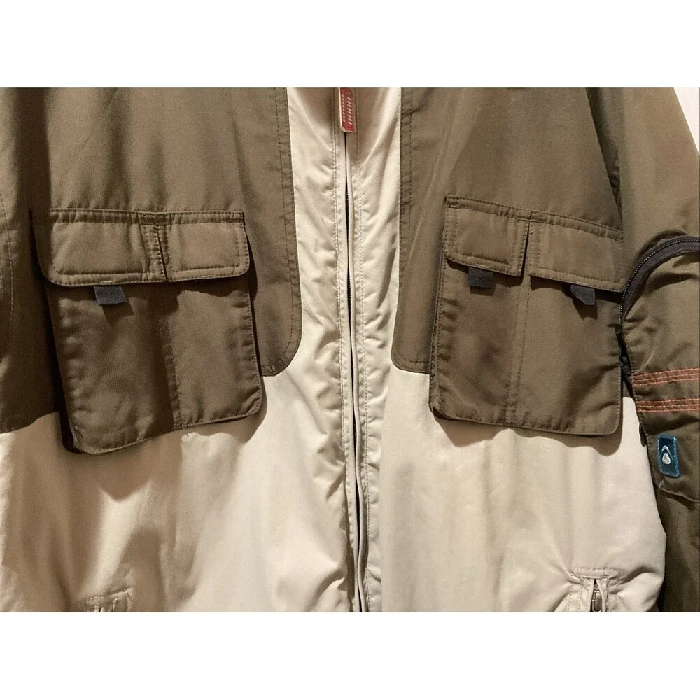 Twist Vintage 1990s-2000s Men Hooded Snowboarding Outerwear Jacket Zip Up